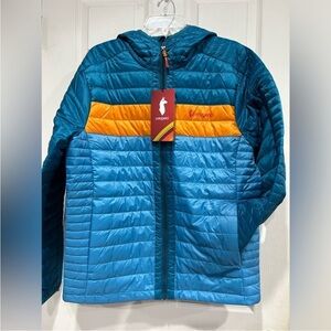 Cotopaxi Men's XXL Capa Insulated Hooded Jacket Gulf Poolside Blue Teal NWT Puff